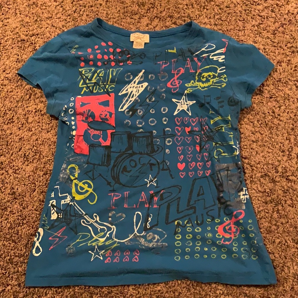 Blue Graphic Tee